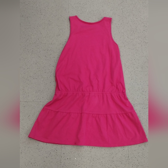 -1989 Place Girls M 7/8 PINK Floral DRESS Casual Tank Dress - Picture 3 of 9